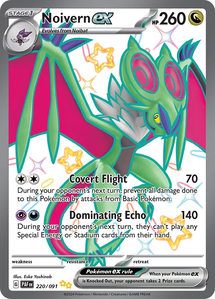 Noivern ex 220/091 Sv: Paldean Fates Holo