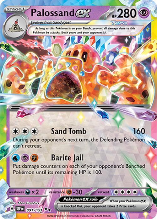 Palossand ex 091/191 Sv08: Surging Sparks Holo