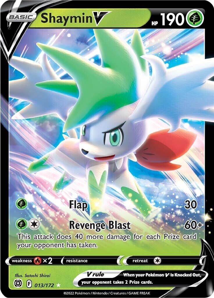 Shaymin V 013/172 Swsh09: Brilliant Stars Holo